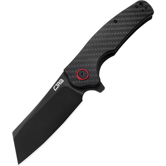 CJRB Pocket Folding Knives Crag J1904-BCF(Black Carbon Fiber)