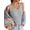 Gray, variant on Anygrew Women Built-in Bra Tank Tops Sleeveless Casual Shirts Racerback Ribbed Fitted Tank Tops Casual Basic Slim Fit Ribbed Top