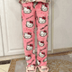 thumbnail image 3 of Sanrio-pantalones de pijama de lana de Hello Kitty para mujer, Pantalones suaves de Coral, pantalones casuales para el hogar, regalo de cumpleaños de dibujos animados de Anime Kawaii, 3 of 5