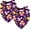 Multi-colored 4, variant on Dog Bandana 2 Packs Elephant Purple Cute Printing Cats Triangle Scarf Adjustable Pet Drool Bibs Kerchief Scarf for Puppy Kitten Boy & Girl