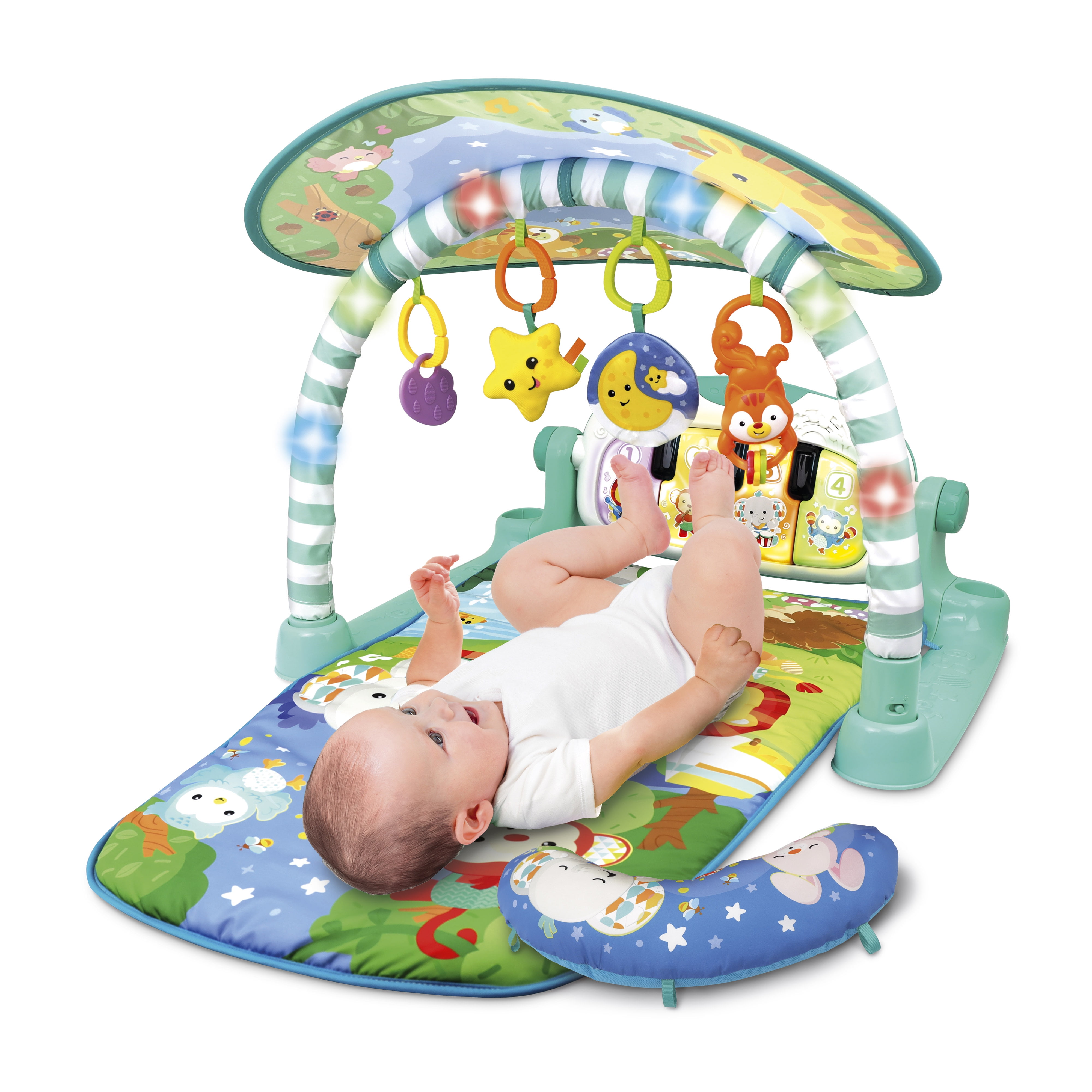 Musica ベビージム Winfun Magic Lights Kick N Play Music Gym - Age Group Newborn and