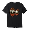 thumbnail image 3 of Men's Tshirts Football Printed Crew Neck Short Sleeved T Shirts Graphic Tees Comfort Dailywear Tee Shirt Tops, 3 of 3