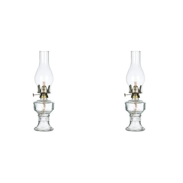 2X Lámpara de Aceite Rústica Lámpara de Carbón de Vidrio Vintage Lámparas de Aceite para Uso en Interiores Decoración del Hogar Iluminación Linterna de Aceite