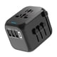 thumbnail image 2 of Extensor de enchufe múltiple con USB, protector de sobretensión con 3 puertos USB + cargador de pared tipo C, extensor de enchufe múltiple con 7 tomas de corriente para el hogar., 2 of 9