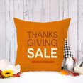 Discount! Gheawn Pillow Case Thanksgiving Turkey Pattern Peach Skin