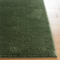 thumbnail image 3 of SAFAVIEH Revive Hyram Solid Polyester Area Rug, Green, 4' x 6', 3 of 8