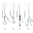 thumbnail image 3 of Earphone Notes Star Guitar Pendant Phone Charm Rope Phone Chain Strap Bag Decoration Lanyards Keychain Accessory, 3 of 8