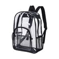 thumbnail image 2 of Mochila De Viaje Impermeable Y Transparente Negro Lab.G  Mochila Transparente, 2 of 4