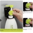 thumbnail image 2 of Botella colgante de desinfectante de manos para baño, gancho para detergente de cocina sin perforaciones, colgador de jabón corporal de aluminio espacial, 2 of 4