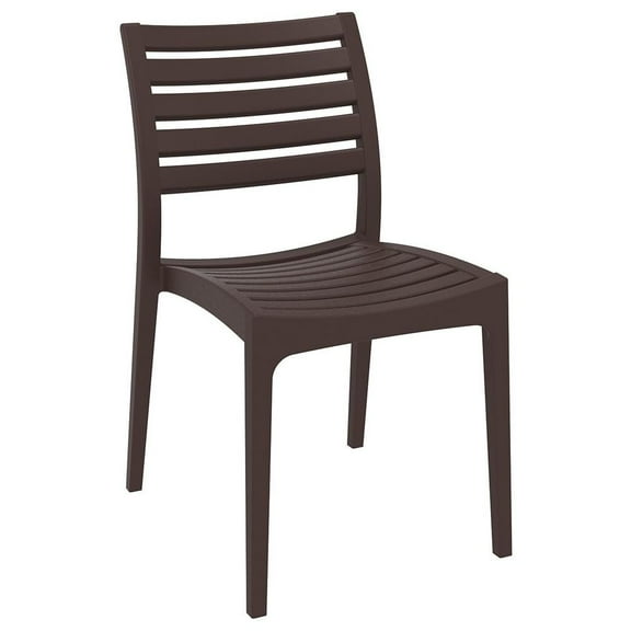 Compamia Ares Outdoor Patio Dining Chair in Brown