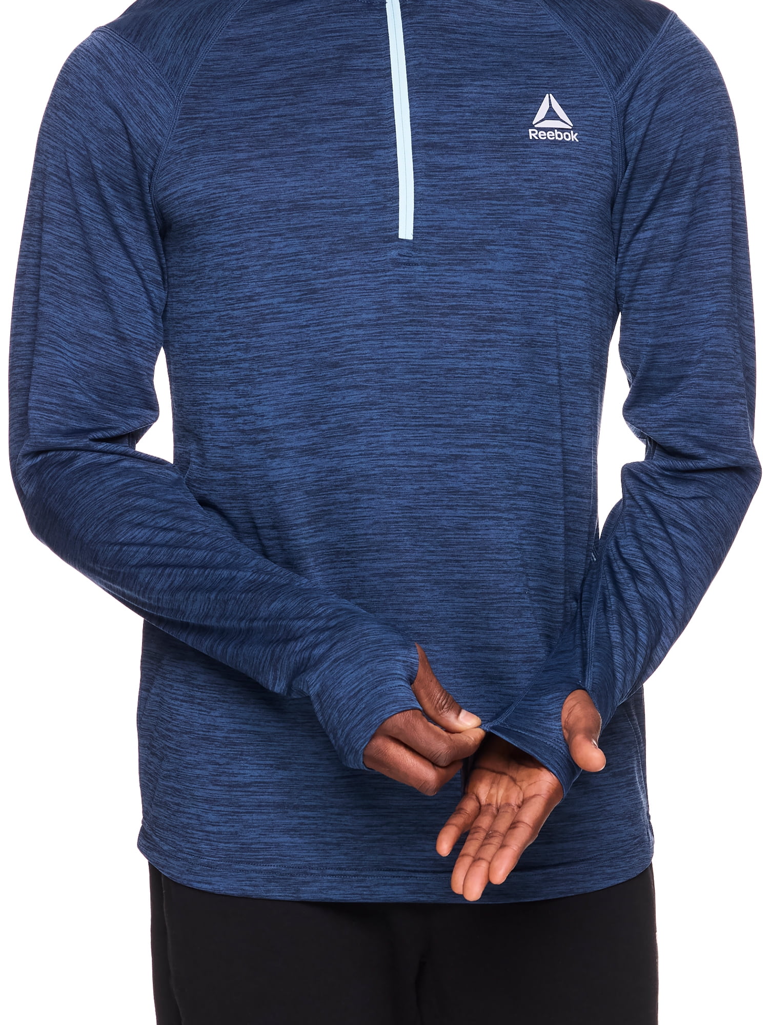Reebok Men's and Big Men's Trail Quarter-Zip Active Pullover Shirt, Sizes XS-5XL