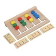 thumbnail image 2 of Juguete De Lógica De Color, Rompecabezas De Diapositivas De Lógica De Ejercicio, Juguete De Color, Coordinación De Ojos Y Manos, Madera Para Exteriores ANGGREK Color Logic Game Toy, 2 of 8