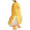 thumbnail image 1 of Lindo pato de plátano de peluche de juguete de dibujos animados animales de peluche pato suave y esponjoso cáscara de plátano patito abrazando cojín acogedor pato cojines para el hogar sala de estar d, 1 of 11