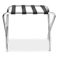 thumbnail image 4 of Whitmor 14.9" x 26.1" x 21.1" Chrome Metal Luggage Rack, 4 of 8