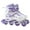 Purple, variant on LPAMEOIU Adjustable-Size Inline Skate with Light-Up-Wheel,Adult Roller Skates for Women Men(White,XL)
