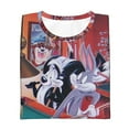 thumbnail image 3 of Looney Tunes Cartoons Boys Girls T-Shirt 3d Print Graphic Short Sleeve Tee Shirt Tops For Kids Teens, 3 of 7