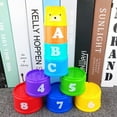 thumbnail image 2 of CHUANK Baby Stacking Cups  Building Set Nesting Cups  Early Educational Toddlers Toy 9 Pieces with Numbers Animal Characters Rainbow  Multi-color, 2 of 7