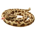 thumbnail image 3 of Muñeco de peluche de serpiente gigante, cojín para el cuello, animal de peluche grande, serpiente Marrón, 3 of 9