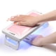 thumbnail image 1 of Lámpara LED para uñas 2 en 1, para manicura y reposo de brazos, 72 W, para gel, para uñas, para reposo de brazos, cojín para manicura., 1 of 9