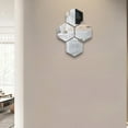 thumbnail image 2 of Acrylic Hexagon Mirror Tiles Wall Stickers Easy To Apply Wide Range Of Application Acrylic Hexagon Mirror Tiles, 2 of 12
