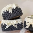 thumbnail image 4 of 5 Sizes Wooden Basket Bottom for Knitting Crochet Basket Bag Rectangular Shape Blank Crochet Basket Wood Base, 4 of 7