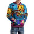 thumbnail image 7 of Teen Titans Go Hoodie 3D Print Pullover Hooded Long Sleeve Sweatshirts Tops Blouse with Pocket for Mens Womens, 7 of 7