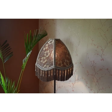 BespokeByNikita Dome Soil Fringe Shade Lampshade