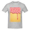 thumbnail image 4 of Bingfone Pink Ice Cream Men'S Loose Fit Short-Sleeve Pocket T-Shirt, 4 of 7