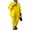 Yellow, variant on Michellecmm Women's Plus Size Outfits Solid Color V-Neck Long Sleeve Slit Hem Tops with Leggings 2 Pcs Set
