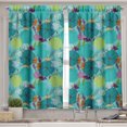 thumbnail image 2 of Ambesonne Botanical Valance & Curtain, Pastel Floral Sketch Art, 55"x45", Multicolor, 2 of 7