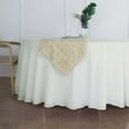 thumbnail image 5 of Efavormart 120" White Premium Faux Linen Round Tablecloth | Textured Wrinkle Free Tablecloth, 5 of 11