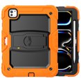 thumbnail image 2 of for iPad Pro 11 Inch (M4 2024/M5 2025) Case, 3in1 Heavy Duty Shockproof Tablet Case with Stand, Shoulder Strap, Orange, 2 of 7