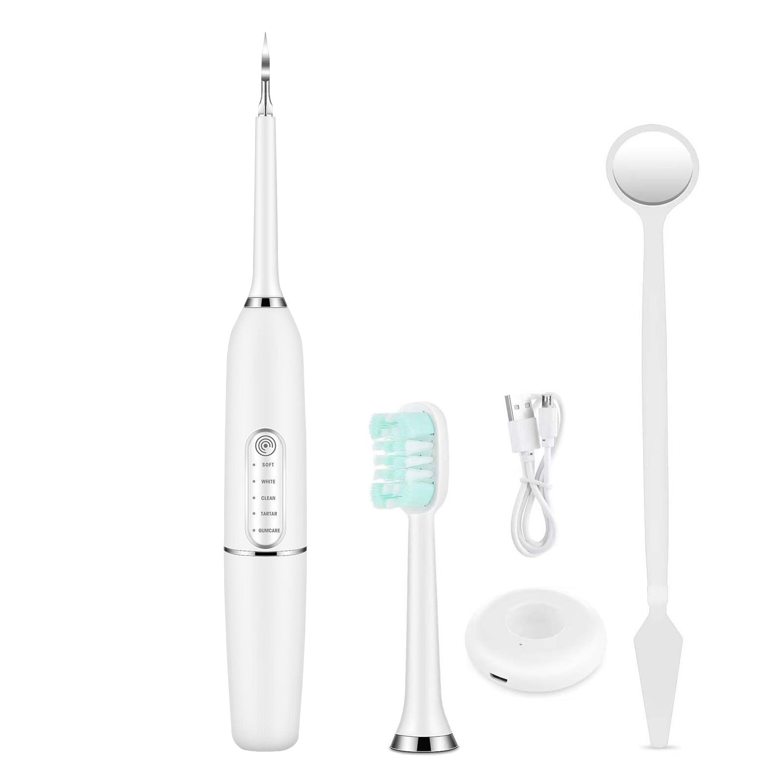 Teeth Cleaning Kit Dental Cleaner Tool, Rechargeable Plaque Remover for