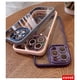 thumbnail image 4 of COVET Fundas TPU Plateado Acrílico Transparente Viene Con Un Brillo Integrado Lente De La Cámara protector Caso Para Case Funda Para iPhone 14 13 12 11 Pro Max 14 Plus, 4 of 4