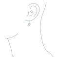 thumbnail image 3 of Bling Jewelry Womens Spiritual Amulet Dangle Earrings Aum Om Ohm Sanskrit Symbol Sterling Silver, 3 of 5