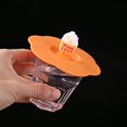 thumbnail image 4 of JShteea 5 Uds Cubierta Silicona para Al Calor Dibujos Animados A Prueba Fugas (palomitas Maíz Naranja), 4 of 9