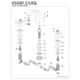 thumbnail image 3 of Kingston Brass KS4365QL Fortress Two-Handle Deck Mount Roman Tub Faucet, Oil Rubbed Bronze, 3 of 4