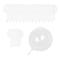 thumbnail image 4 of 20 piezas de relleno de globos transparentes, globos de burbujas transparentes, relleno de confeti, Bobo transparente 24in, 4 of 6