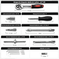 thumbnail image 4 of Juego De Herramientas Bloosom  Mecánicas 46pcs Negro, 4 of 4