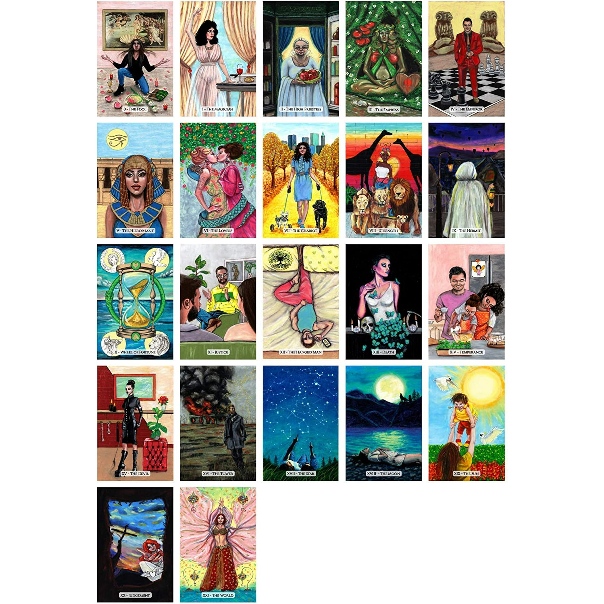 ETHONY Modern Love Tarot card Deck with 78 Beautiful cards