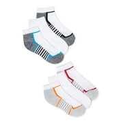 Wonder Nation Boys Ankle Socks, 6-Pack, Sizes S-L