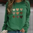 thumbnail image 2 of hotojiny Plus Size Sweatshirts for Women Trendy Heart Long Sleeve Shirts Oversized Crew Neck Fleece Pullover Tops Fall Winter Outfit, 2 of 6
