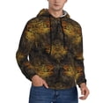 thumbnail image 2 of Goofa Gold Dragonfly Mandala for Men's Hooded Sweatshirt - Lightweight Pullover Hoodie with Kangaroo Pocket, Perfect for Everyday Wear-4X-Large, 2 of 7
