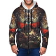thumbnail image 6 of Lsque The Binding of Isaac for Mens Full-zip Hoodie, Zip-up Pullover Hooded Sweatshirt, Kangaroo Pocket Hoodie Ideal for Daily Wear, Travel, and Home-3X-Large, 6 of 8