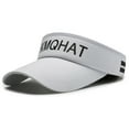 thumbnail image 5 of MEICHEN Topless Visor Hats for Women and Men,Casual Fashion Solid Adjustable Outdoor Breathable Sun Hat,Women's Accessories Visors White, 5 of 5