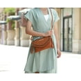 thumbnail image 3 of MKF Collection Remi Women's Crossbody Bag Vegan Leather Shoulder Bag Handbag by Mia K - Olive, 3 of 7