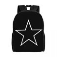 thumbnail image 1 of Cowboy Star Travel Backpack Men Women School Computer Bookbag Student Daypack, 1 of 5
