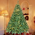 Coolmade 6ft PreLit Spruce Artificial Holiday Christmas Tree for Home