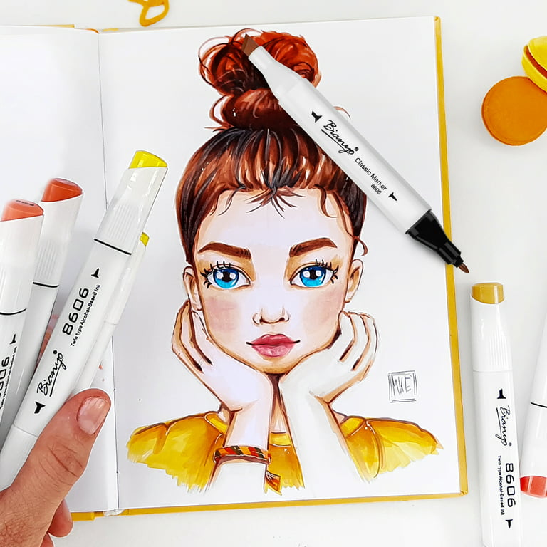 How To Color Skin with Alcohol Markers  Copic marker art, Alcohol ink  markers, Alcohol markers