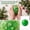 A002- B, variant on Christmas Glitter Squishy Stress Ball with Handcrafted Design and Sparkling Texture, Single, Mint Green, for Holiday Gifting, Toy